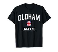 Oldham England Flag Patriot Shield T-Shirt