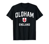 Oldham England Flag Patriot Shield T-Shirt