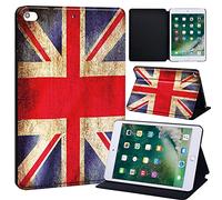 Oldimage Printed FINDING CASE Fit Apple iPad Mini 4/5 Tablet - Printed PU Flip Leather Smart Lightweight Shell Stand Cover Case for iPad Mini 4 Mini 5 (vintage union jack)