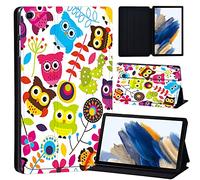 Oldimage Printed Samsung Galaxy Tab A7 Lite 8.7 Case 2021 SM-T225/SM-T220,Slim Light Cover Stand Hard Shell Case for 8.7Inch Galaxy Tab A7 Lite (cute owls)