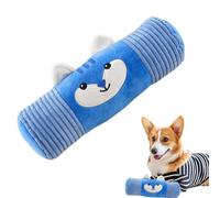 Oldmoom Dog Plush Toys for Aggressive Chewers | Stuffed Animal Squeaky Toys Interactive Games,Enrichment Dog Squeakers, Cylindrical Pillow for Small Medium Large Aggressive Chewers
