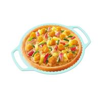 Oldmoom Silicone Cake Pan,Round Cake Mold Baking Dish | Reusable Fluted Tart Pan, Easy Release Pie Dish, Tart Baking Pan with Ruffled Edge for Oven, Freezer