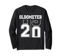 Oldometer 19-20 20th Birthday Sport Text 20 Year Old Long Sleeve T-Shirt