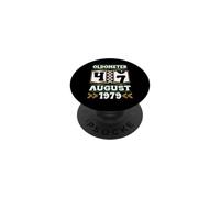 Oldometer 47 Years Old Born In August 1979 Happy Birthday PopSockets Adhesive PopGrip