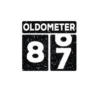 Oldometer 86-87 Years Old Funny 87th Birthday Men: Lined Journal For Men And Women : 6"x9" 120 blank lined pages To Write Notes, Challenges, To-do List,.... And Mood