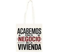 Oldrytee Acabemos Con El Negocio Bolsa de compras beige Shopping Beige Totebag