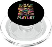 OldSchool Playlist with Retro Cassette Tapes Vintage Music PopSockets PopGrip for MagSafe