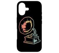 Oldschool Record Player Vintage Phonograph Gramophone Case for iPhone 17