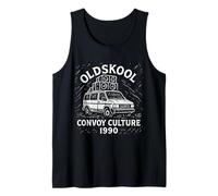 Oldskool Raver Convoy Culture 1990 Free Party Raving Tank Top