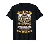 Oldtimer Fertigung June 1967 Funny Birthday Gift T-Shirt
