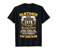 Oldtimer Fertigung May 1978 Funny Birthday Gift T-Shirt