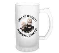 Oldtimers Star Puppets Statler and Waldorf Classic Lovers New Trend Fun Lustig Transparent Beer Mug Stein 500ml