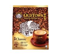 OldTown Classic 3 in 1 Premix White Coffee, Creamy 3 Bean Blend Malaysian Instant Coffee, 15 Portable Sticks 31.6g Each, Total 474g