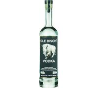 Ole Bison Ultra-Premium Handcrafted Corn Vodka | 75cl | 40% ABV | Double Gold Award Winner | American Small Batch | 5 Times Distilled 10 Times Filtered | Smooth Sipping Vodka