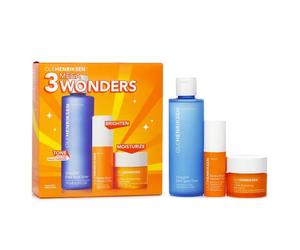 Ole Henriksen 3 Mega Wonders Set: Banana Bright Vitamin C Serum 15ml + Glow2OH Dark Spot Toner 190ml + C-Rush Brightening Gel Creme 35ml 3pcs