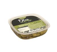 Olea Familya Green Pitted Marinated Olives, Green Marinated Olives, Pitted Grill Olives, Vacuum Pack, 150gr