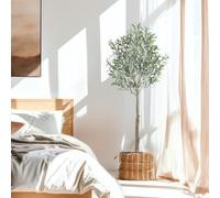O'leaf Artificial Olive Tree - 150cm Tall Fake Plants, Artificial Plants Large Olive Tree Plant, Olive Tree Decoration for Home, Living Room, Bedroom, Office, Garden