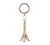 Oleanderhof Eiffel Tower Keyring in Gold - Paris Keepsake - Paris Travel - France Holiday - Mini Eiffel Tower, gold, S