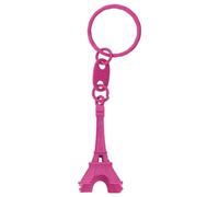 Oleanderhof Eiffel Tower Keyring in Pink - Paris Keepsake - Paris Travel - France Holiday - Mini Eiffel Tower, pink, S