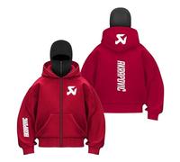 OLEBYKEZ Men's Balaclava Hoodies for A.k.ra.p.o.vi.c Sport Coats Zipper Printing Tops Hoody Outwear with Pocket Street Wear Comfort Sweatshirt Hooded Jackets-HongS||l
