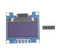 OLED Display Module 0.96 Inches, White, 128x64 Resolution, IIC Communication - Low Power Consumption, Compact Design, Ideal for Small Electronics