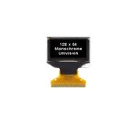 OLED Dot Matrix Display 0.96 Inch 128x64 Passive Matrix LCD Panel with for DIY Electronics Projects for Ultra Thin Low Power (White)