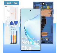 OLED for Samsung Galaxy Note 10 Plus/Note 10 Plus 5G Screen Replacement SM-N975 SM-N976 6.8" LCD Display Touch Digitizer Assembly with Tools(Blue with Frame)