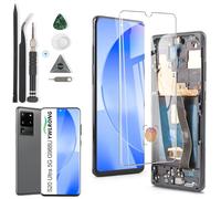 OLED for Samsung Galaxy S20 Ultra 5G Screen Replacement for Samsung S20 Ultra 5G G988 G988U G988U1 G9880 LCD Display Touch Screen Digitizer Assembly with Tools (Support Fingerprint ,Black Frame)