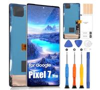 OLED LCD Display for Google Pixel 7 Pro Screen Replacement for Pixel 7 Pro GP4BC GE2AE GFE4J 6.7 Inch LCD Display Digitizer Touchscreen Assembly with Repair Kit, Black with Frame