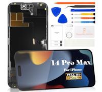 OLED LCD Screen for iPhone 14 Pro Max Screen Replacement 6.7" for iPhone 14 Pro Max A2894, A2651, A2893, A2895 Touch LCD Screen Display Digitizer Assembly Repair Kit(Black)