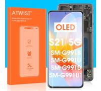 OLED Screen for Samsung Galaxy S21 5G LCD - for Galaxy S21 5G LCD Display Digitizer for Samsung G991B G991B/DS G991U LCD Touch Screen Glass Full Assembly Repair (with Frame)