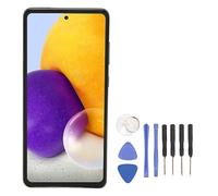 OLED Screen Replacement for Galaxy A72 5G 4G, 6.7in Touch Screen Digitizer Assembly with Fingerprint Sensor, for SM A725 SM A725F DS SM A725M DS SM A726B DS (Black)