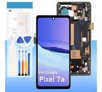 OLED Screen Replacement for Google Pixel 7A GWKK3 GHL1X G0DZQ G82U8 6.1“ LCD Display Touch Digitizer Glass Assembly - Black with Frame - Tools(Not for Pixel 7/Pixel 7 Pro)