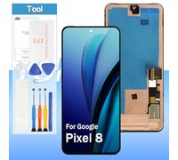 OLED Screen Replacement for Google Pixel 8 5G LCD Display GKWS6,G9BQD 6.2" LCD Touch Screen Digitizer Assembly Replacement - Black - Tools Included