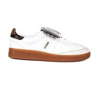 Oleeza Leather-Blend Sneaker - female - Guess - Sneakers - White - 4 UK - Shoes 4 UK