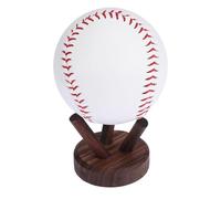 OLegei 1Pcs Mini Wooden Tripod Stand, Baseball Display Holder for Tennis, Golf, Cricket, Crystal Sphere Geode Rock Display Base, Multi-purpose Home Decoration Riser for Jewelry, Candle (Small)