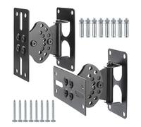 OLegei Heavy Duty Speaker Wall Mounts, Swivel 180°Bookshelf Speaker Brackets, Home Large Surround Sound System Holder Stand, Universal Celling Mount Satellite Speakers Wall Brackets, Hold up to 40kgs