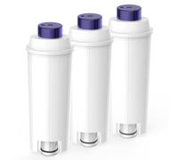 Oleic Water Filters for Delonghi Magnifica S Coffee Machine, Delonghi Dinamica Filter and ECAM/ETAM/ESAM/BCO Series, DLSC002 Filter Cartridge, Water Softening Filter (3 Pieces)