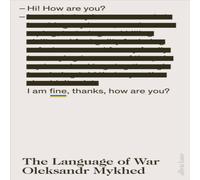 Oleksandr Mykhed The Language of War Paperback Book Oleksandr Mykhed Multicolor