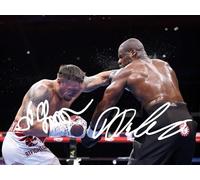 Oleksandr Usyk & Daniel Dubois Autographed Signed A4 Photo Print