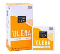 Olena Turmeric Tea, Caffeine-Free Herbal Tea, All-Natural and Antioxidant-Rich Wellness Tea with Ginger and Black Pepper, Vegan and Keto-Friendly, 20 Tea Bags, 36 g - Hawaiian Natural Tea