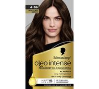 Oleo Intense Permanent Oil Colour 4-86 Chocolate Brown, 100% Grey Coverage, Conditioner with HaptIQ System, Long-Lasting Colour, Ammonia Free Hair Dye