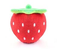 OLEOJH Plush Toys for Dogs, Sound-Making Fruit and Animal Toys, Pet Supplies, Suitable for Small and Medium-Sized Dogs-Strawberry