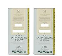 Oleum Comitis - Extra Virgin Olive Oil 100% Italian Cold Pressed - 2 Cans of 5 l (169 fl oz)