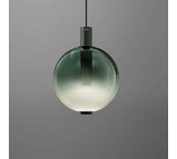 OLEV LED pendant light BEAM STICK NUANCE, green, Ø 20 cm, 927