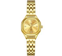 OLEVS Gold Watches for Women Luxury Diamond Rectangular Face Analog Quartz Watch for Women Elegant Stainless Steel Small Wrists Metal Bracelet Womens Watches Dainty Waterproof Female Watch