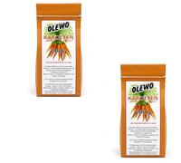 Olewo Carrot Pellets | Double Pack | 2 x 200 g | Single Feed for Dogs, Rodents, Cats and Birds | To Cover Nutrient Needs | Body's Own Defence