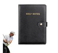 olf PU Scorebook Multi-Page Course Score Log Book | Premium Golf Gift Scorecard for Players, Performance Stats Record