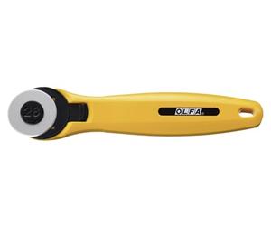 OLFA 1131976 Small Rotary Cutter, Yellow, 28mm