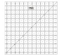 Olfa 12.5 mm 1-Piece Acrylic Quilt Ruler, Transparent, (1071818)